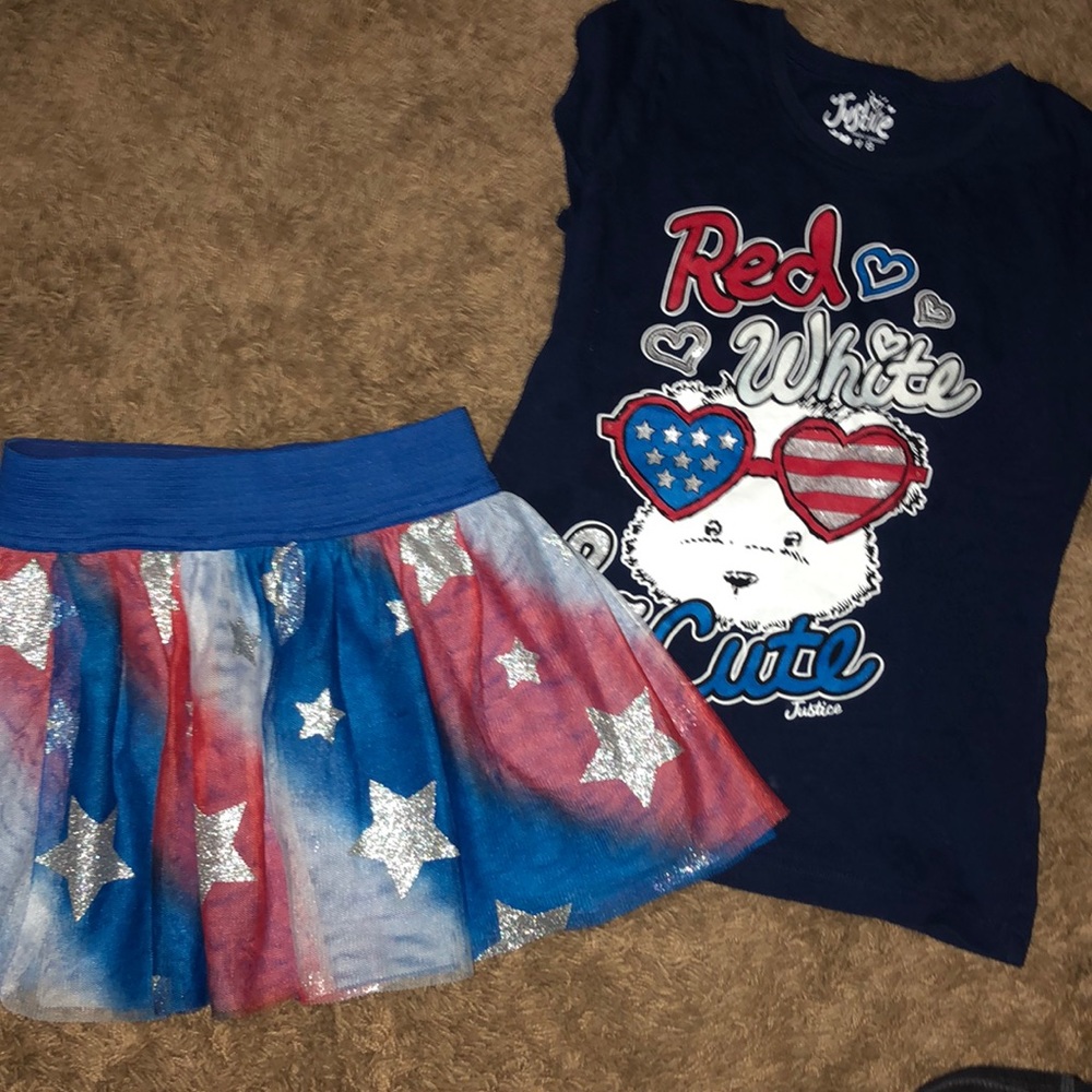 Justice Girls Outfit Sz 8